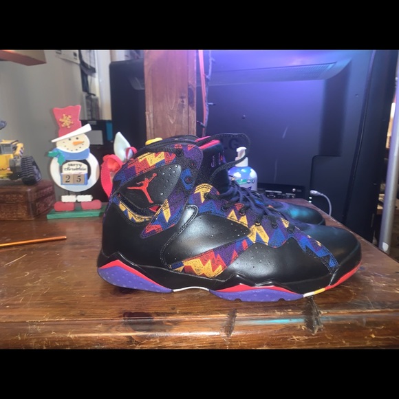 Air Jordan 7 retro "Ugly Sweater" kustom black - Picture 1 of 8